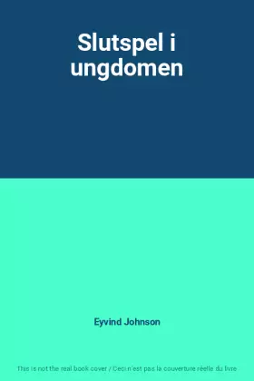 Couverture du produit · Slutspel i ungdomen