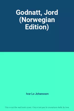 Couverture du produit · Godnatt, Jord (Norwegian Edition)