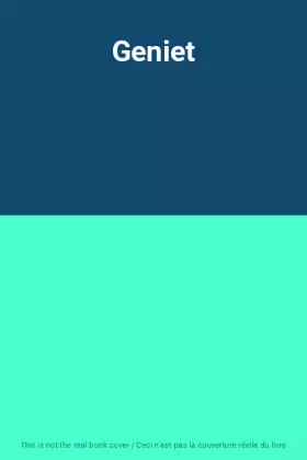 Couverture du produit · Geniet