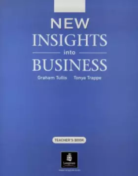 Couverture du produit · New Insights into Business Teacher's Book New Edition