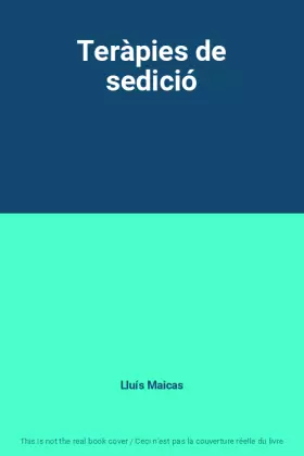 Couverture du produit · Teràpies de sedició