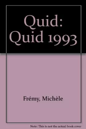 Couverture du produit · Quid 1993