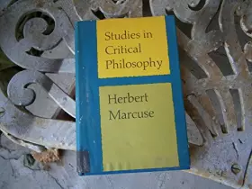 Couverture du produit · Studies in critical philosophy