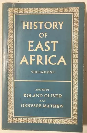 Couverture du produit · History of East Africa: Volume 1
