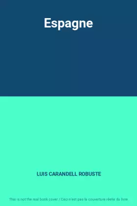 Couverture du produit · Espagne