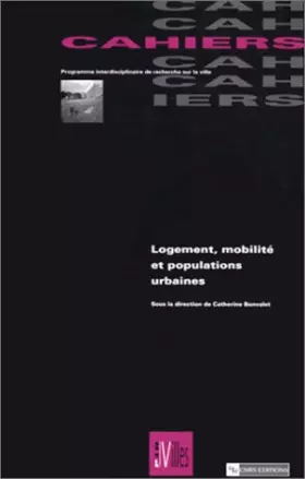 Couverture du produit · Logement, mobilité et populations urbaines