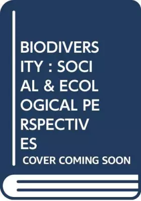 Couverture du produit · Biodiversity. Social and Ecological Perspectives