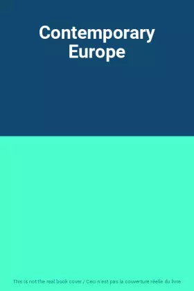 Couverture du produit · Contemporary Europe