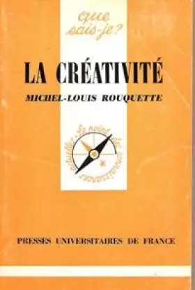 Couverture du produit · La Créativité