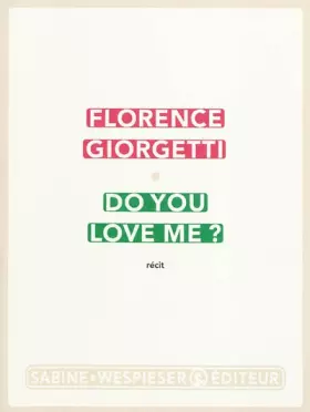 Couverture du produit · Do you love me ?