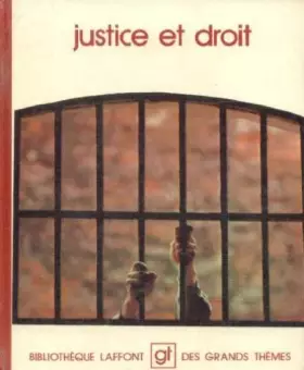 Couverture du produit · Justice et droit
