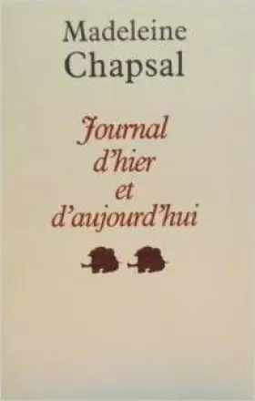 Couverture du produit · Journal d'hier et d'aujourd'hui
