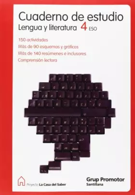 Couverture du produit · CUADERNO DE ESTUDIO LENGUA Y LITERATURA 4 ESO LA CASA DEL SABER