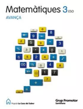 Couverture du produit · MATEMATIQUES 3 ESO AVANÇA LA CASA DEL SABER
