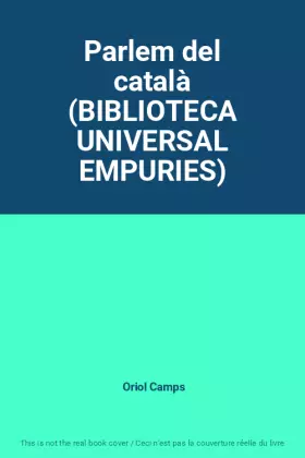 Couverture du produit · Parlem del català (BIBLIOTECA UNIVERSAL EMPURIES)