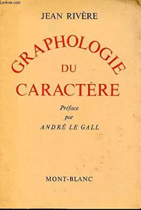 Couverture du produit · Graphologie du caractère