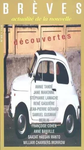 Couverture du produit · Brèves, N° 69 : Découvertes : Eté 2003