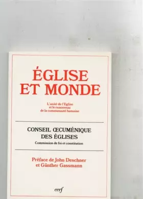 Couverture du produit · Église et monde