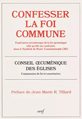 Couverture du produit · Confesser la foi commune