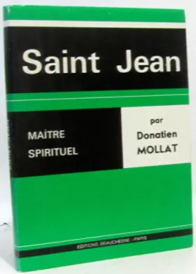 Couverture du produit · SAINT JEAN. MAITRE SPIRITUEL