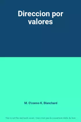 Couverture du produit · Direccion por valores