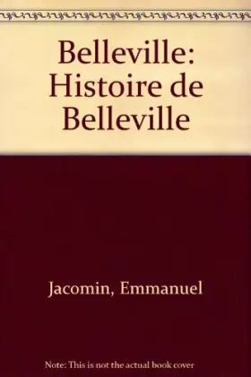 Couverture du produit · Belleville: Histoire de Belleville