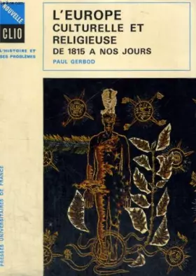 Couverture du produit · L''Europe Culturelle et Religieuse de 1815 a nos Jours