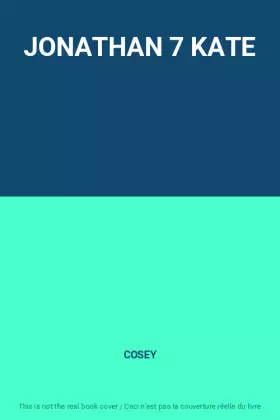 Couverture du produit · JONATHAN 7 KATE