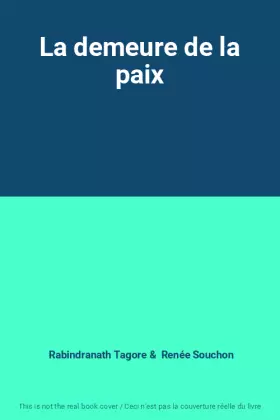 Couverture du produit · La demeure de la paix