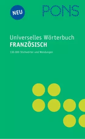 Couverture du produit · PONS Universelles Wörterbuch Französisch: Französisch-Deutsch /Deutsch-Französisch