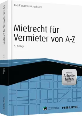Couverture du produit · Mietrecht für Vermieter von A-Z - inkl. Arbeitshilfen online (Haufe Fachbuch)