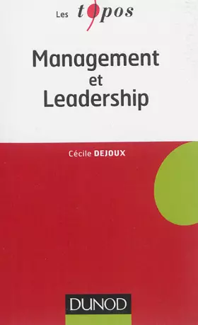 Couverture du produit · Management et leadership