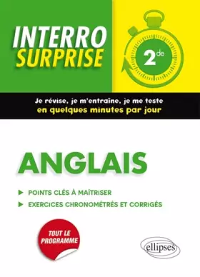 Couverture du produit · Interro Surprise Anglais Seconde Grammaire Vocabulaire Méthodologie Tout le Programme