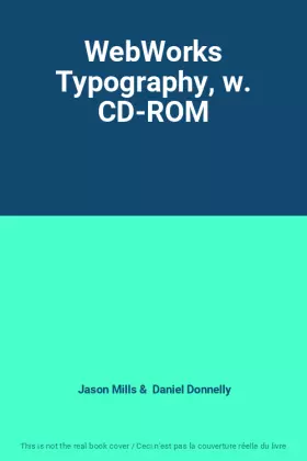 Couverture du produit · WebWorks Typography, w. CD-ROM