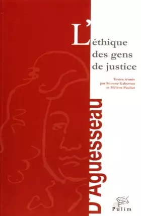 Couverture du produit · Ethique des gens de justice.