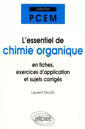 Couverture du produit · L'essentiel de chimie organique