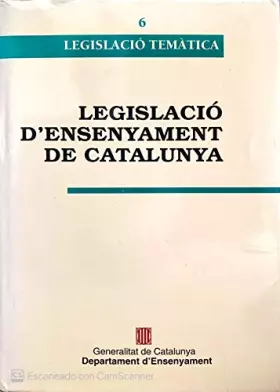 Couverture du produit · LEGISLACIO ENSENYAMENT CATALUNYA