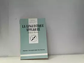 Couverture du produit · La Linguistique Appliquee