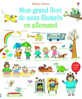 Couverture du produit · Mon grand livre de mots illustrés en allemand