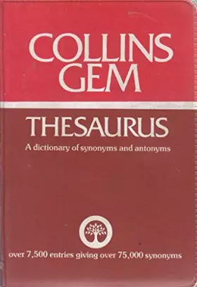 Couverture du produit · Gem Thesaurus: A Dictionary of Synonyms and Antonyms