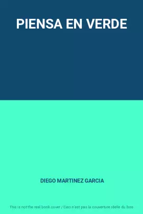 Couverture du produit · PIENSA EN VERDE