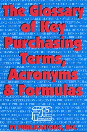 Couverture du produit · The Glossary of Key Purchasing Terms, Acronyms, and Formulas