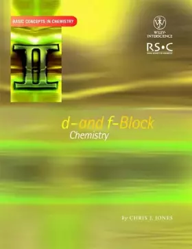 Couverture du produit · d- and f- Block Chemistry (Basic Concepts In Chemistry)