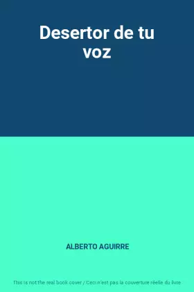 Couverture du produit · Desertor de tu voz