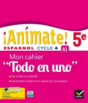 Couverture du produit · Animate Espagnol 5e Todo en uno éd. 2016 - Cahier d'activités