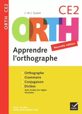 Couverture du produit · Apprendre l'orthographe CE2