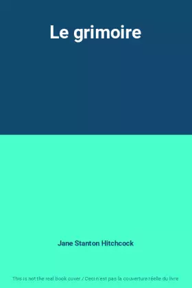 Couverture du produit · Le grimoire