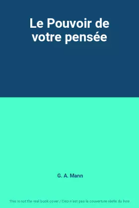 Couverture du produit · Le Pouvoir de votre pensée