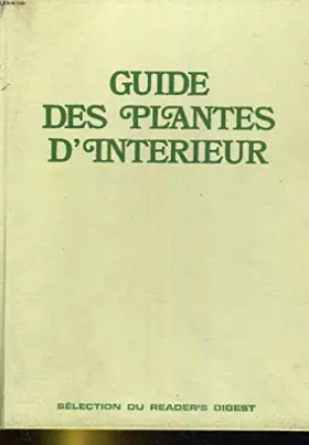 Couverture du produit · Guide Des Plantes D'interieur