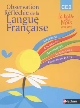 Couverture du produit · Observation reflechie de la langue francaise CE2 manuel